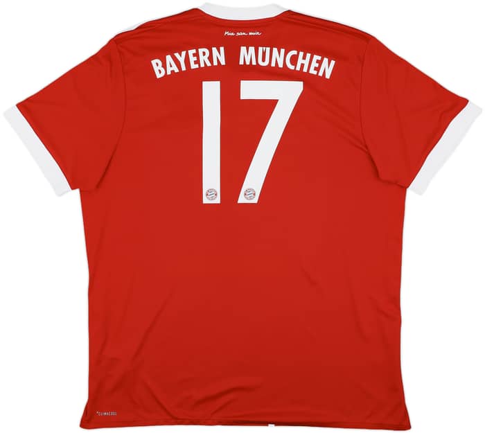 2017-18 Bayern Munich Home Shirt #17 - 5/10 - (XL)