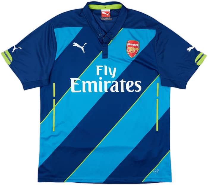 2014-15 Arsenal Third Shirt Arteta #8 - 9/10 - (L)