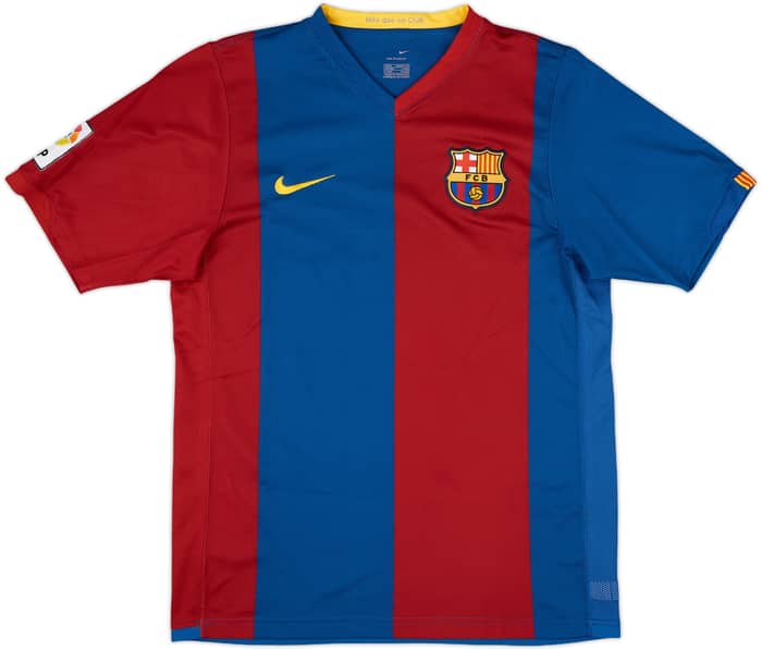 2006-07 Barcelona Home Shirt Ronaldinho #10 - 9/10 - (S)