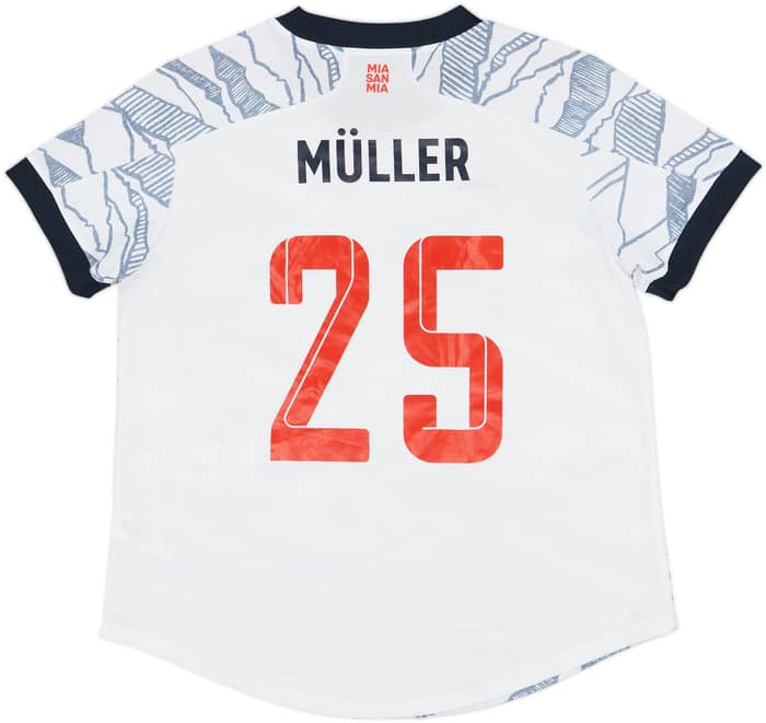 2021-22 Bayern Munich Third Shirt Muller #25 - 8/10 - (Women's XL)