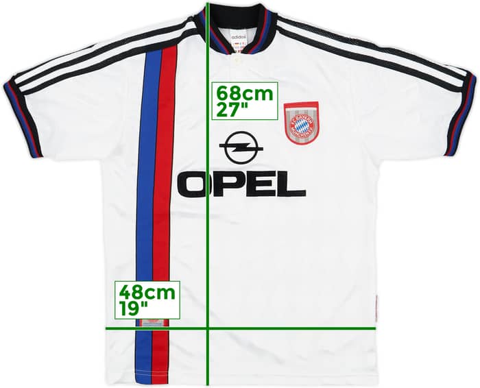 1996-98 Bayern Munich Away Shirt - 9/10 - (Y)