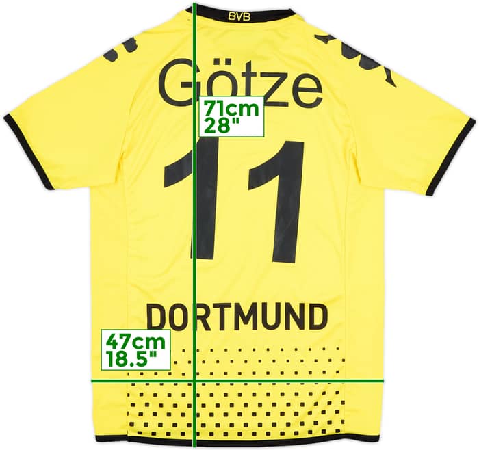 2011-12 Borussia Dortmund Home Shirt Gotze #11 - 9/10 - (XL.Boys)