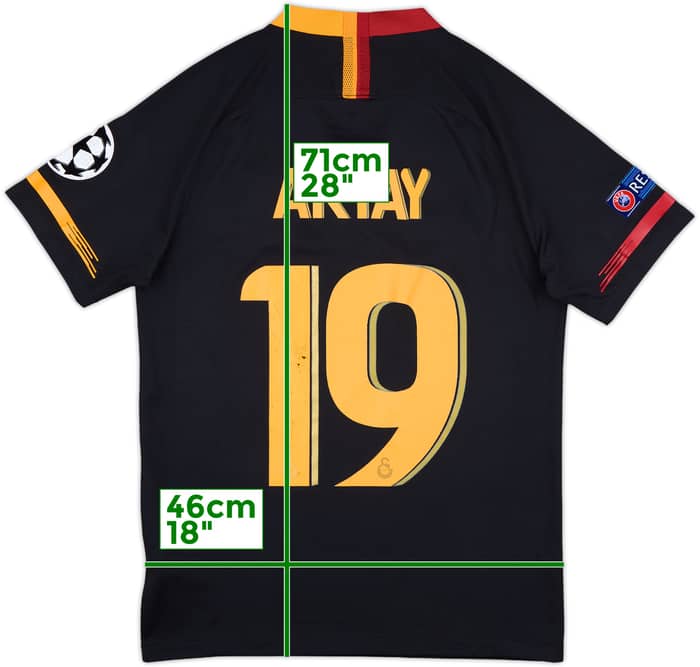 2018-19 Galatasaray Away Shirt Aktay #19 - 6/10 - (S)