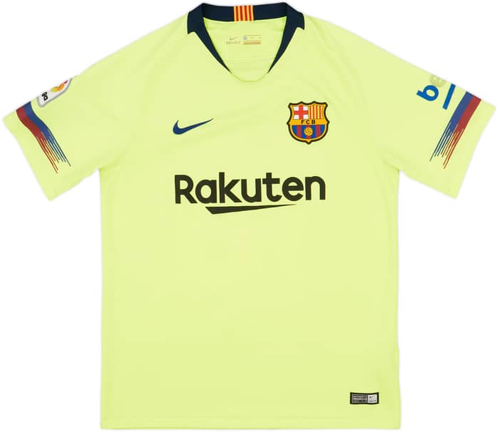 2018-19 Barcelona Away Shirt Messi #10 - 7/10 - (M)
