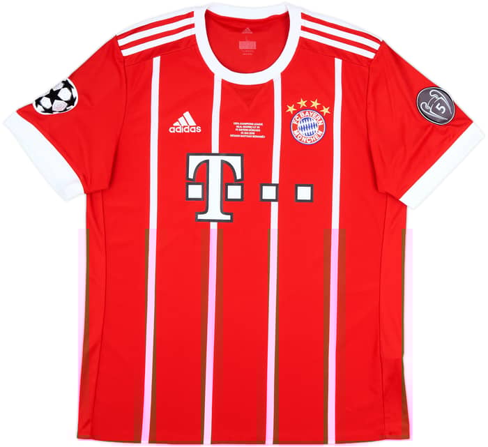 2017-18 Bayern Munich Signed Home Shirt Rudy #19 - 9/10 - (L)