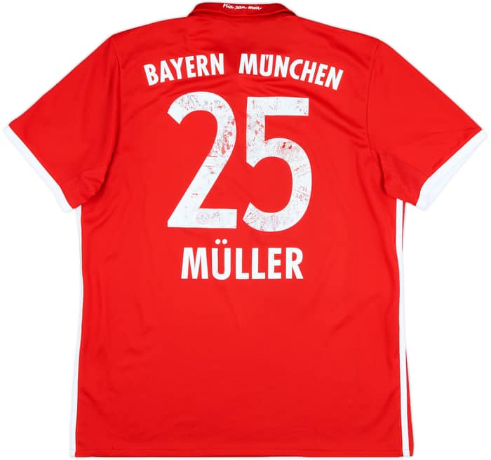 2016-17 Bayern Munich Home Shirt Muller #25 - 4/10 - (L)