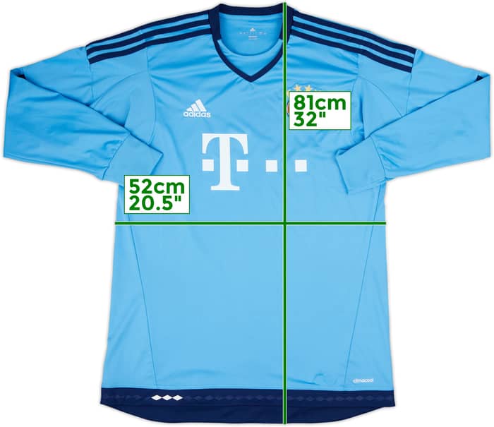 2015-16 Bayern Munich GK Shirt - 6/10 - (L)