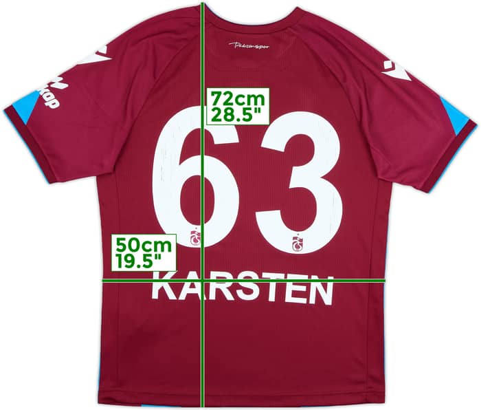 2022-23 Trabzonspor Home Shirt Karsten #63 - 5/10 - (L)