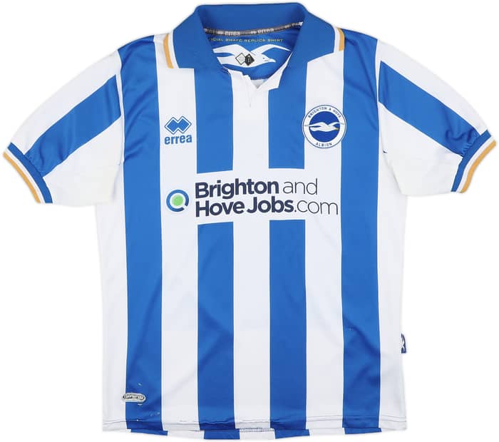 2011-13 Brighton Home Shirt Barnes #9 - 6/10 - (S)