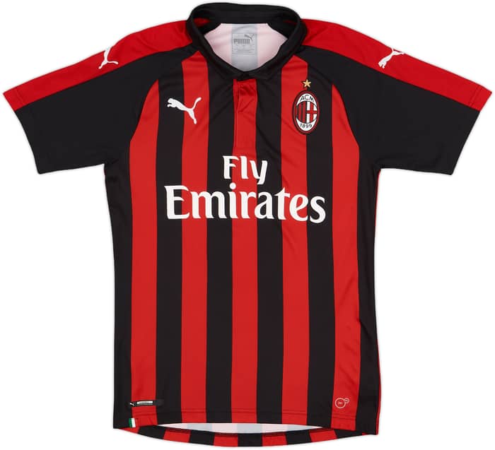2018-19 AC Milan Home Shirt - 9/10 - (S)