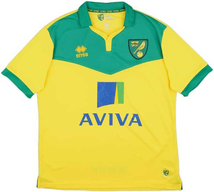 2014-15 Norwich Home Shirt - 6/10 - (M)