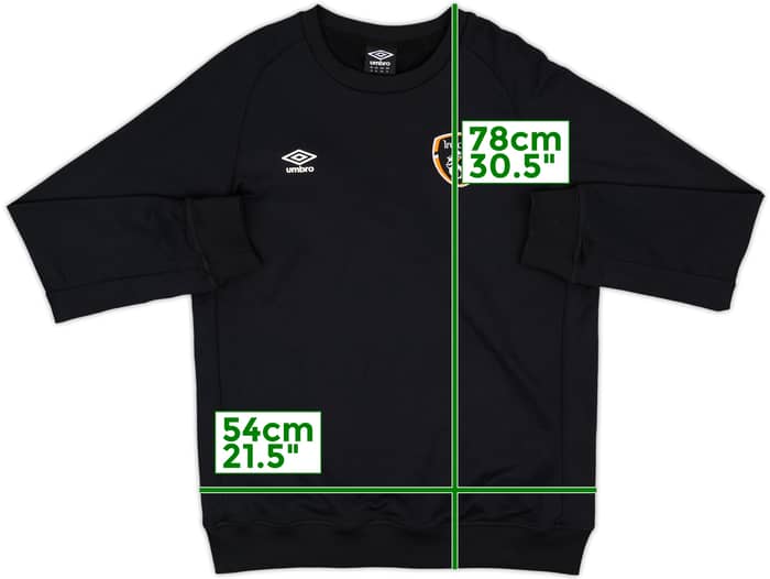 2016-17 Ireland Umbro Sweat Top - 8/10 - (XL)