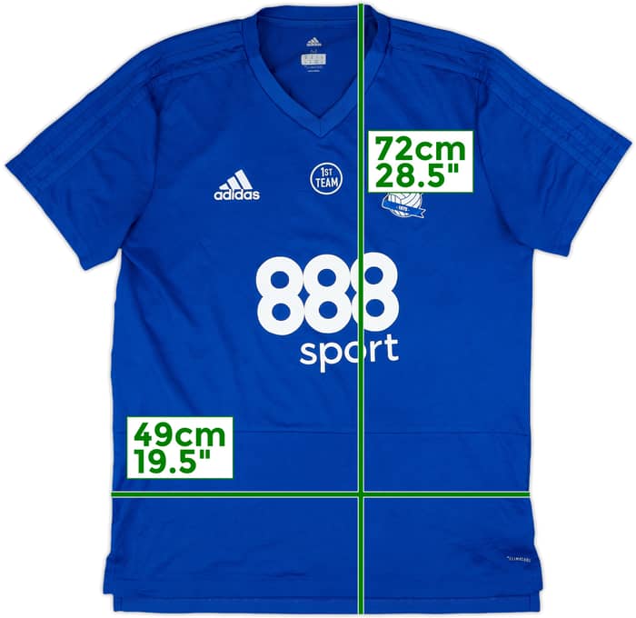 2017-18 Birmingham City Player Issue adidas Training Shirt - 7/10 - (M)