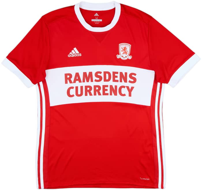 2017-18 Middlesbrough Home Shirt - 8/10 - (M)