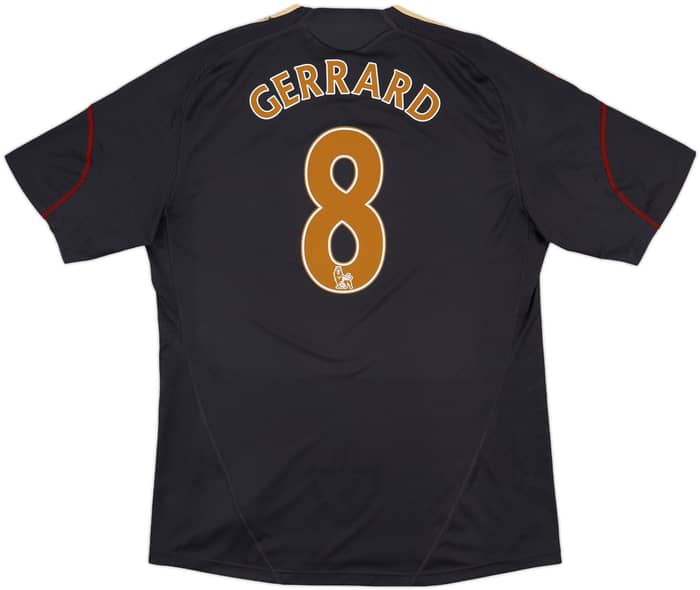 2009-10 Liverpool Away Shirt Gerrard #8 - 6/10 - (L)