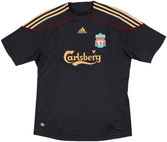 2009-10 Liverpool Away Shirt Gerrard #8 - 6/10 - (L)