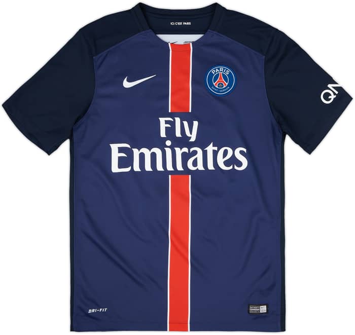 2015-16 Paris Saint-Germain Home Shirt Ibrahimovic #10 - 6/10 - (S)