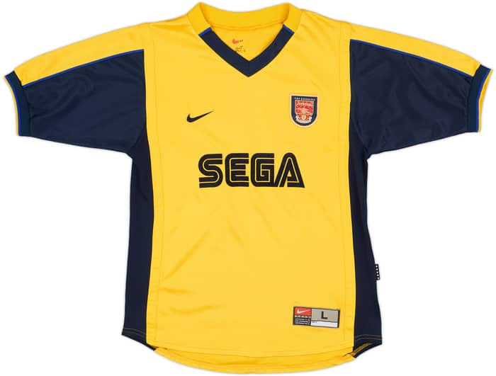 1999-01 Arsenal Away Shirt - 8/10 - (L.Boys)
