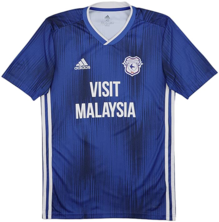 2019-20 Cardiff City Home Shirt - 8/10 - (XS)