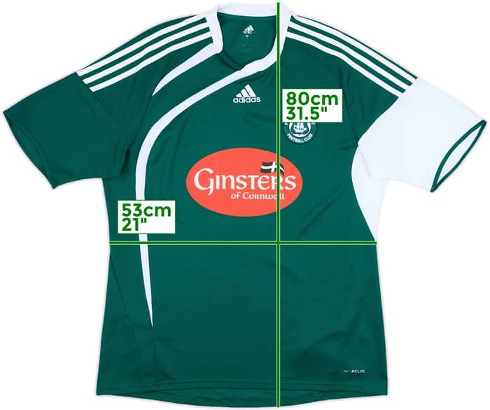 2009-10 Plymouth Home Shirt - 8/10 - (L)