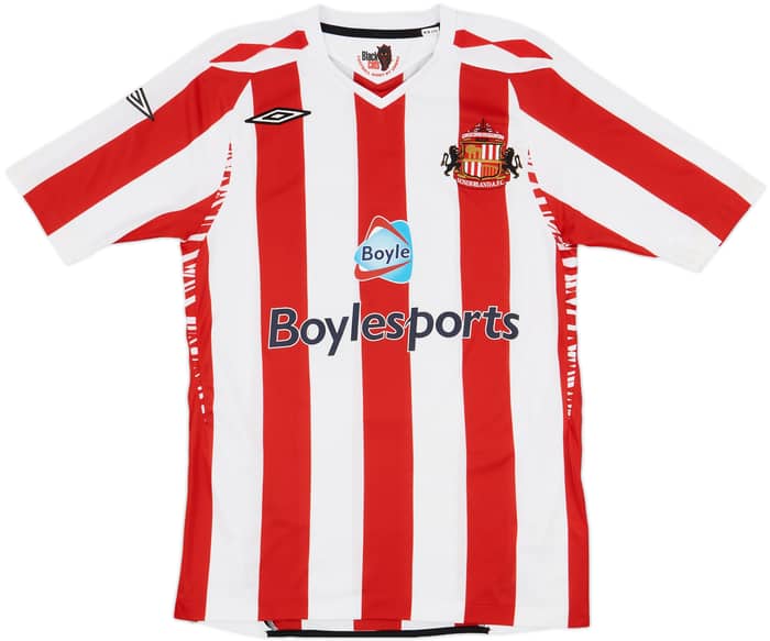 2007-08 Sunderland Home Shirt Yorke #19 - 9/10 - (S)