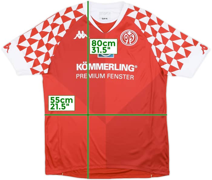 2020-21 Mainz Home Shirt - 8/10 - (L)