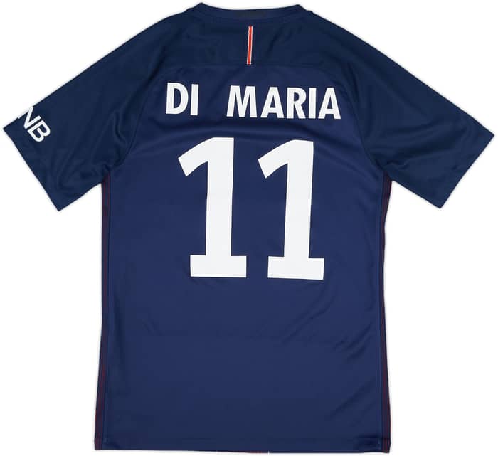 2016-17 Paris Saint-Germain Home Shirt Di Maria #11 - 8/10 - (S)