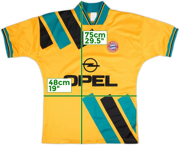 1993-96 Bayern Munich Away Shirt - 8/10 - (M/L)