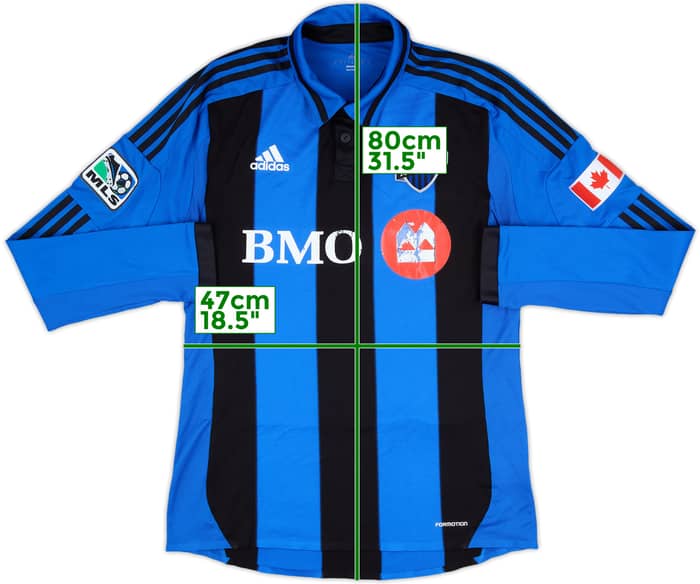 2013-14 Montreal Impact Authentic Home L/S Shirt - 3/10 - (L)