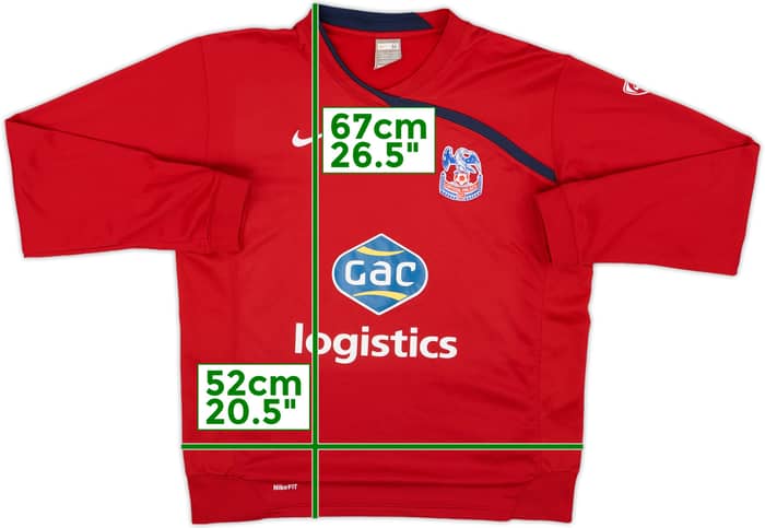 2008-09 Crystal Palace Nike Sweat Top - 10/10 - (M)
