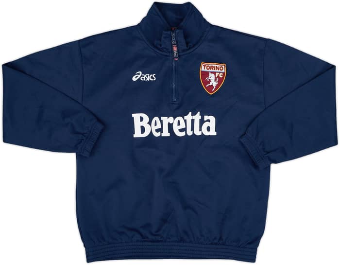 2005-06 Torino Asics 1/4 Zip Sweat Top - 6/10 - (XL.Boys)