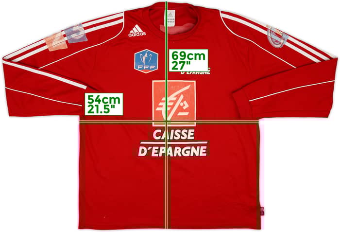 2007-08 Coupe de France L/S Shirt #15 - 7/10 - (XL)
