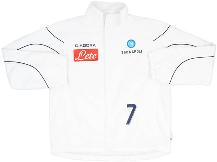 2006-07 Napoli Diadora Player Issue Track Jacket #7 - 6/10 - (M)