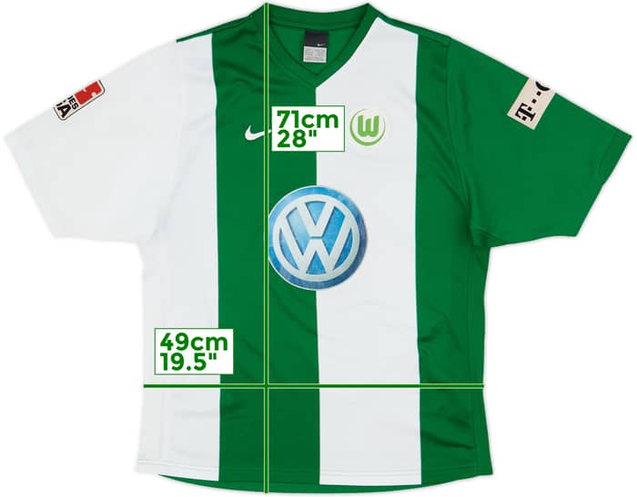 2006-07 Wolfsburg Home Shirt - 6/10 - (M)