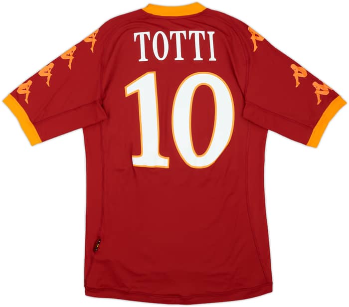 2010-11 Roma Home Shirt Totti #10 - 7/10 - (M)
