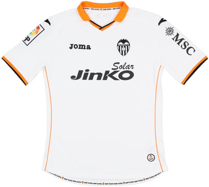 2013-14 Valencia Home Shirt - 9/10 - (M)