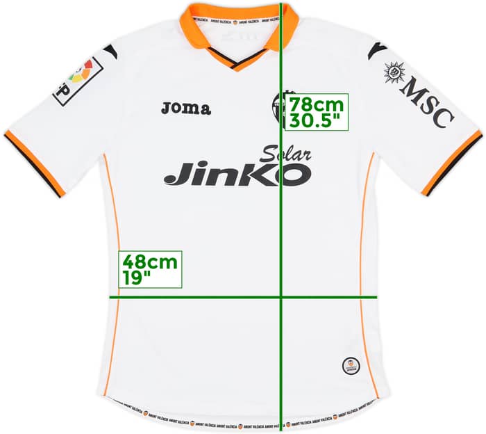 2013-14 Valencia Home Shirt - 9/10 - (M)