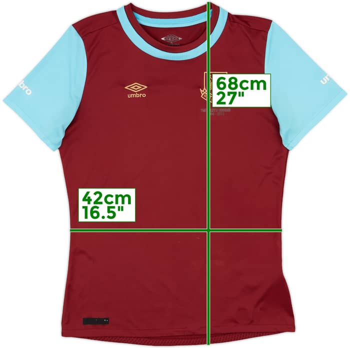 2015-16 West Ham 'Boleyn' Home Shirt - 5/10 - (XL.Boys)
