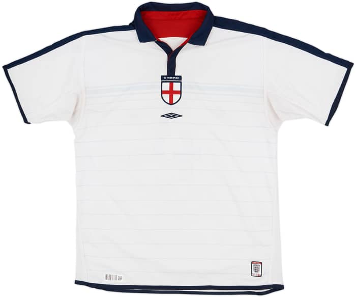2003-05 England Home Shirt Gerrard #4 - 5/10 - (XL)