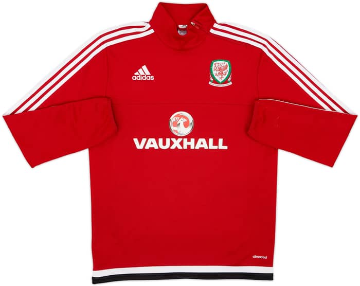 2016-17 Wales adidas 1/4 Zip Drill Top - 8/10 - (M)