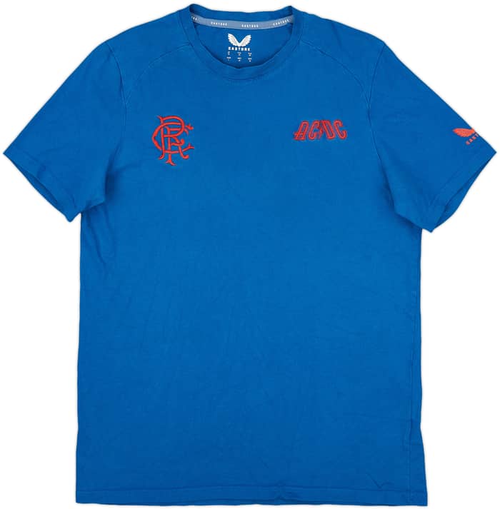2022-23 Rangers Castore 'ACDC' Cotton Tee - 4/10 - (M)
