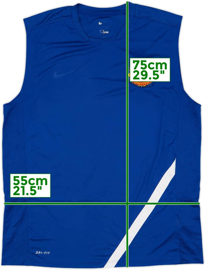 2011-12 Manchetser United Nike Training Vest - 4/10 - (XL)