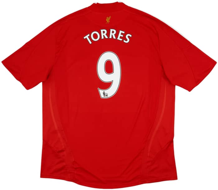 2008-10 Liverpool Home Shirt Torres #9 - 7/10 - (XXL)