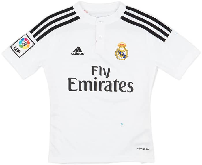 2014-15 Real Madrid Home Shirt Ronaldo #7 - 6/10 - (S.Boys)