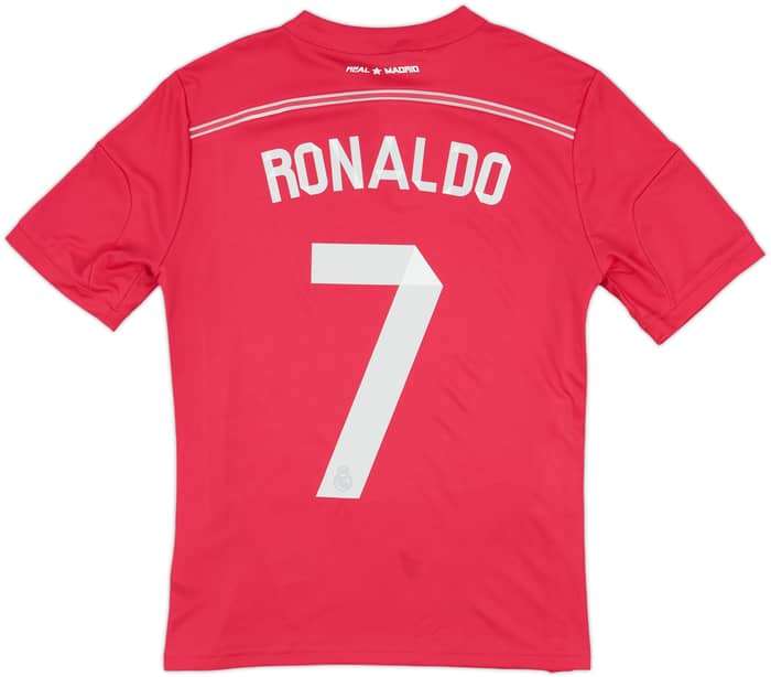 2014-15 Real Madrid Away Shirt Ronaldo #7 - 8/10 - (L.Boys)