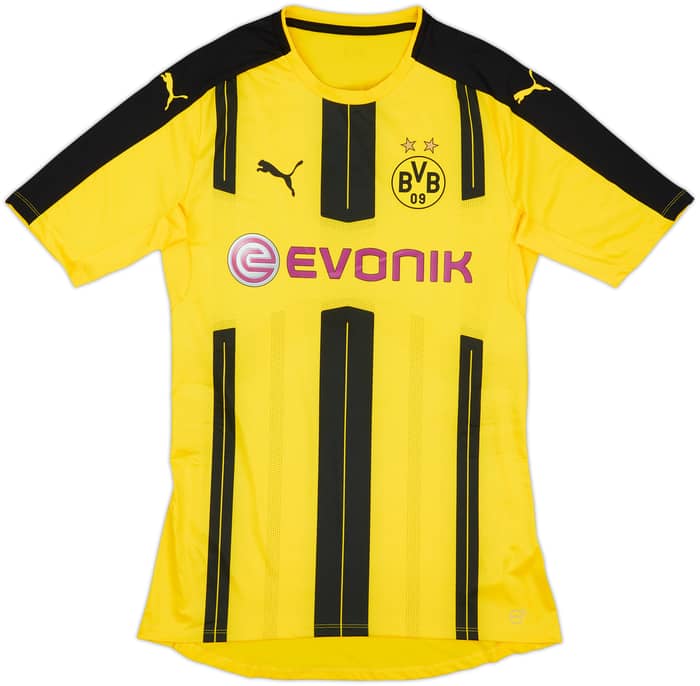 2016-17 Borussia Dortmund Authentic Home Shirt (ACTV Fit) Dembele #7 - 10/10 - (XL)