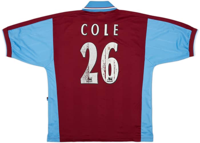 1998-99 West Ham Home Shirt Cole #26 - 4/10 - (L)
