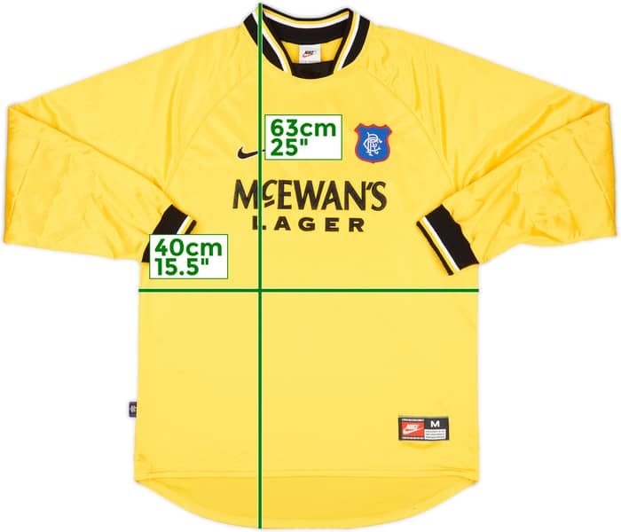 1997-99 Rangers GK Shirt - 8/10 - (M)