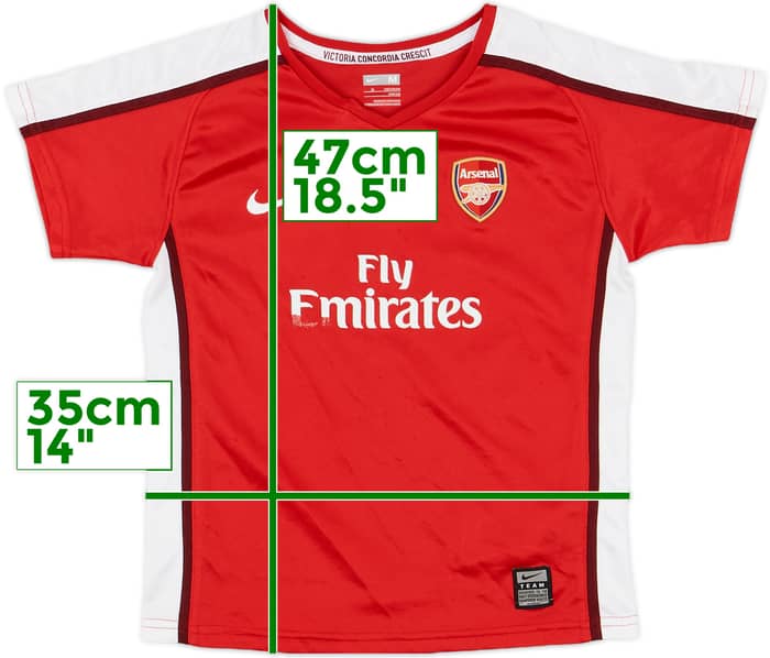 2008-10 Arsenal Home Shirt - 4/10 - (5-6 Years)