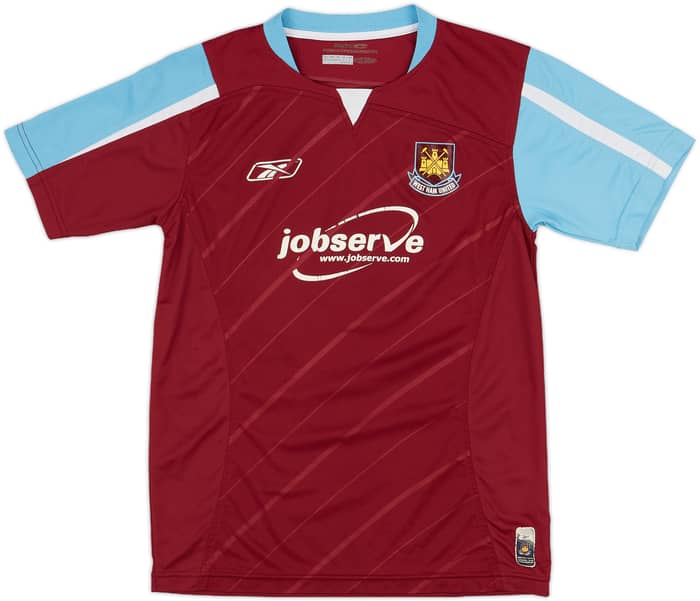 2005-07 West Ham Home Shirt - 5/10 - (L.Boys)
